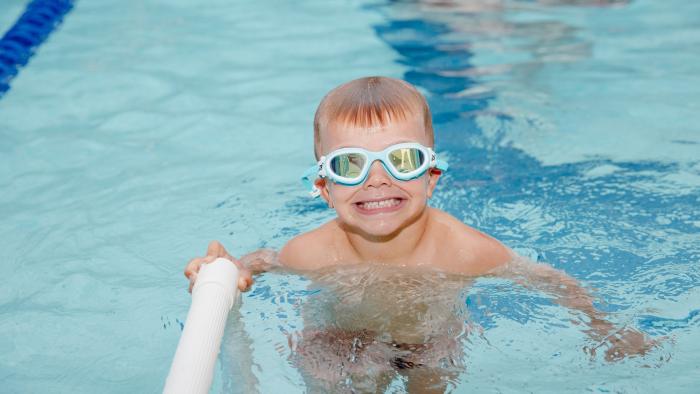 Child in the pool