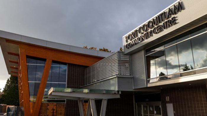 Exterior of Port Coquitlam Community Centre.