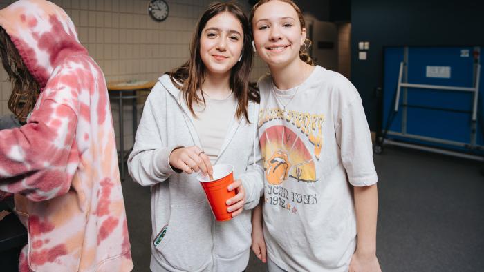 two youth in Youth Lounge