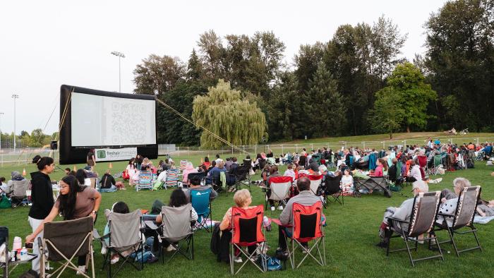 outdoor movie night 