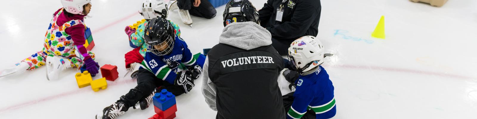 Skating volunteers
