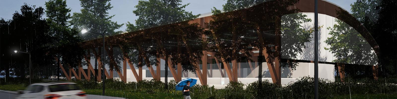 Rendering of multi sport facility