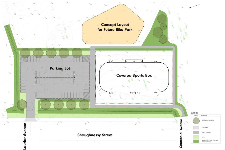 Concept Layout of Multisport facility