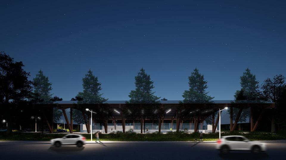 multi sport facility rendering