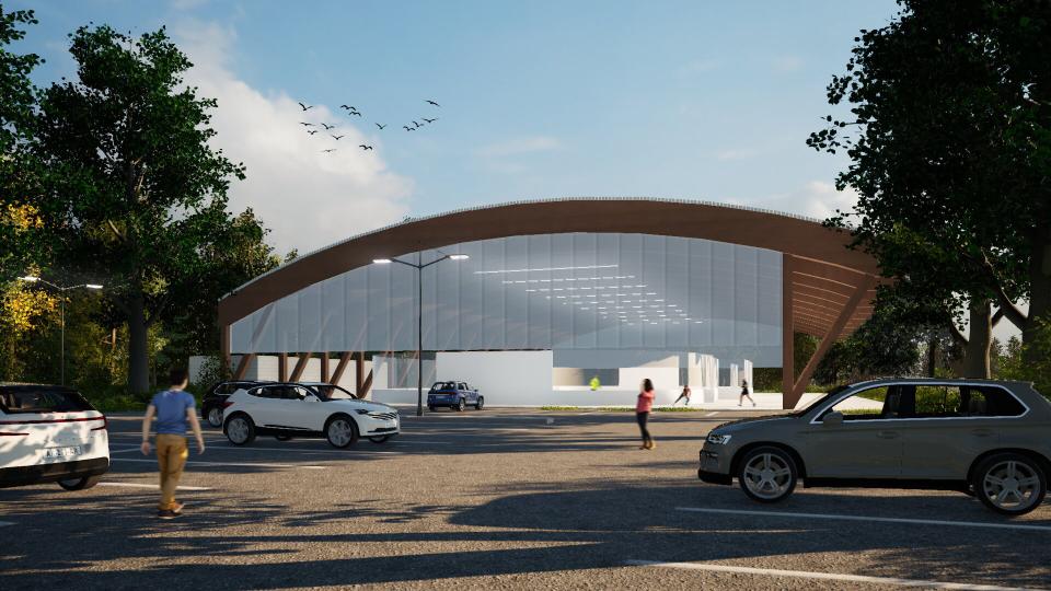 multi sport facility rendering