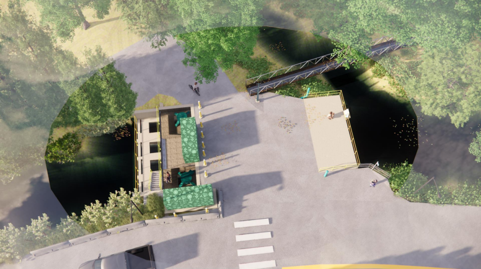 Cedar Creek Drainage Rendering