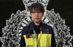 A photo of a man wearing emergency responder gear