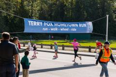 crowd at Terry Fox Hometown Run