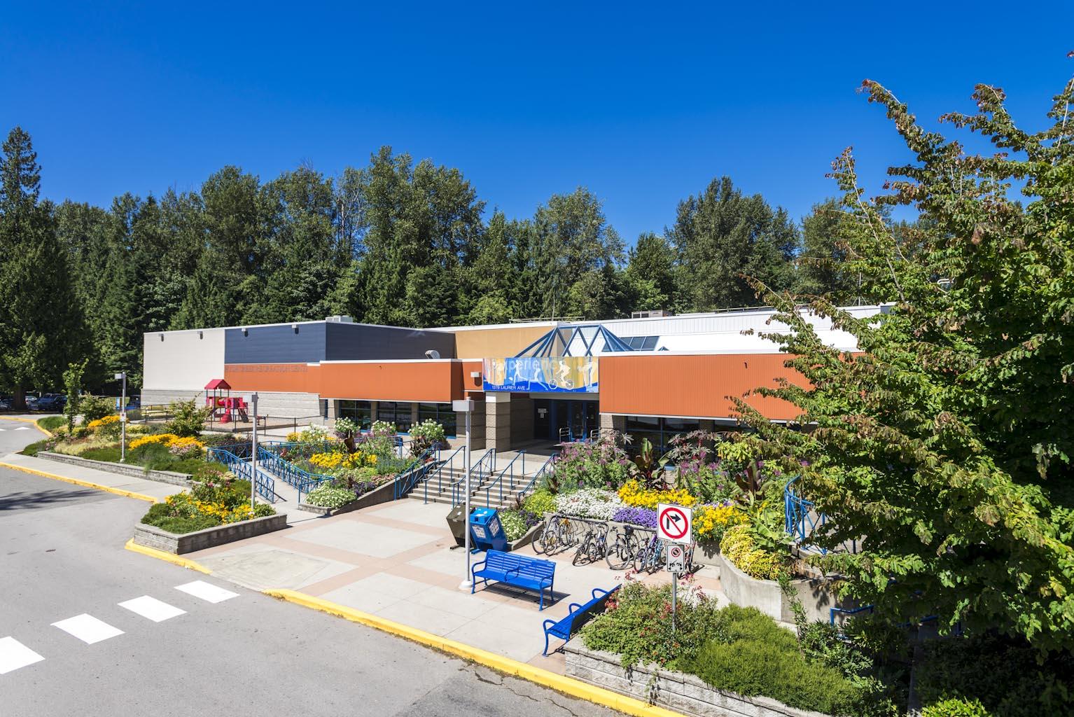 Exterior of Hyde Creek Community Centre.