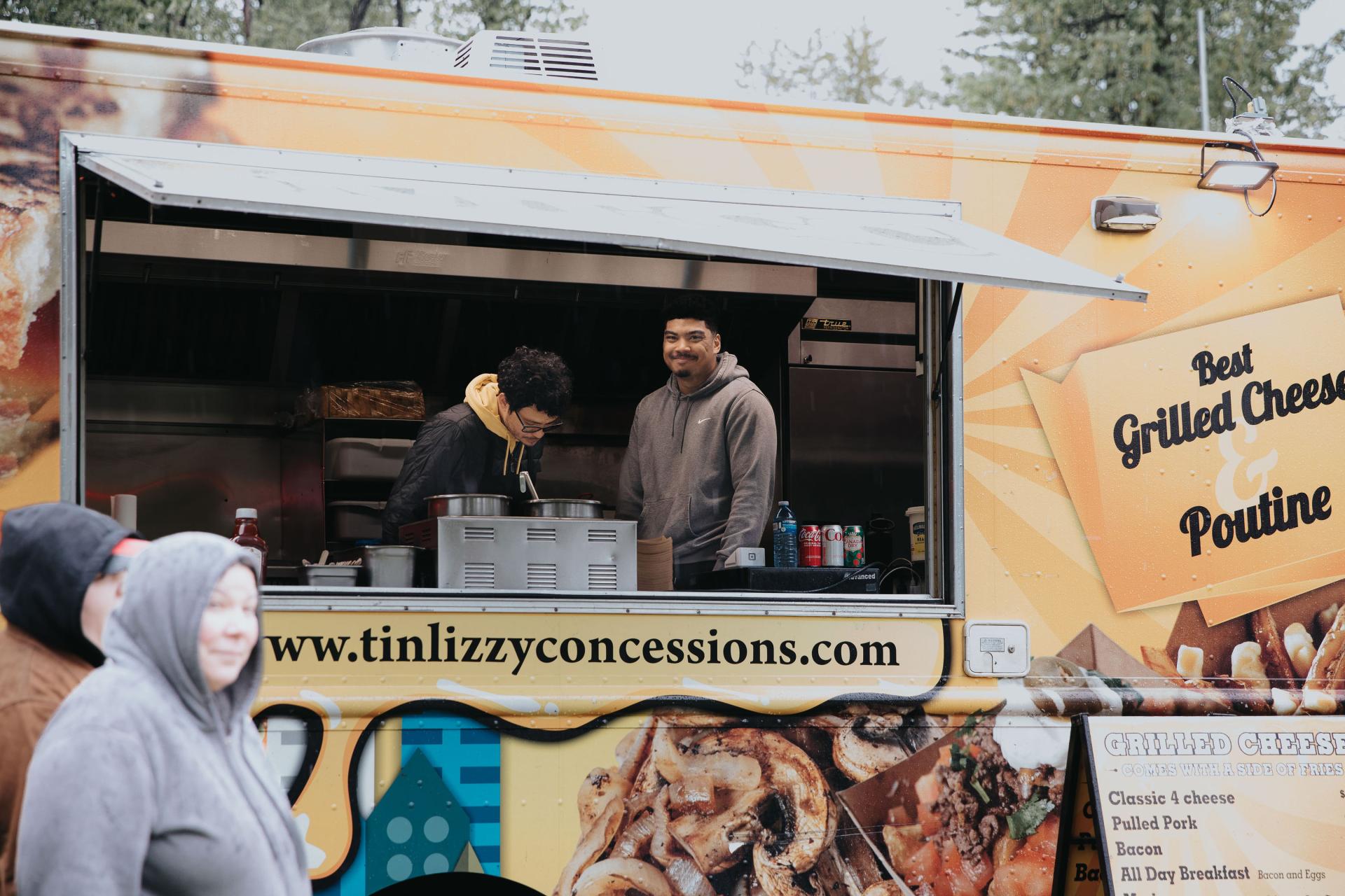 Food truck at the park