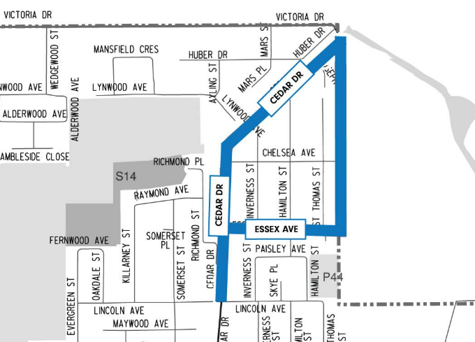 Watermain flushing map