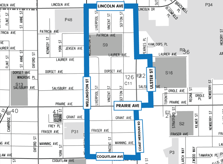 map for watermain flushing