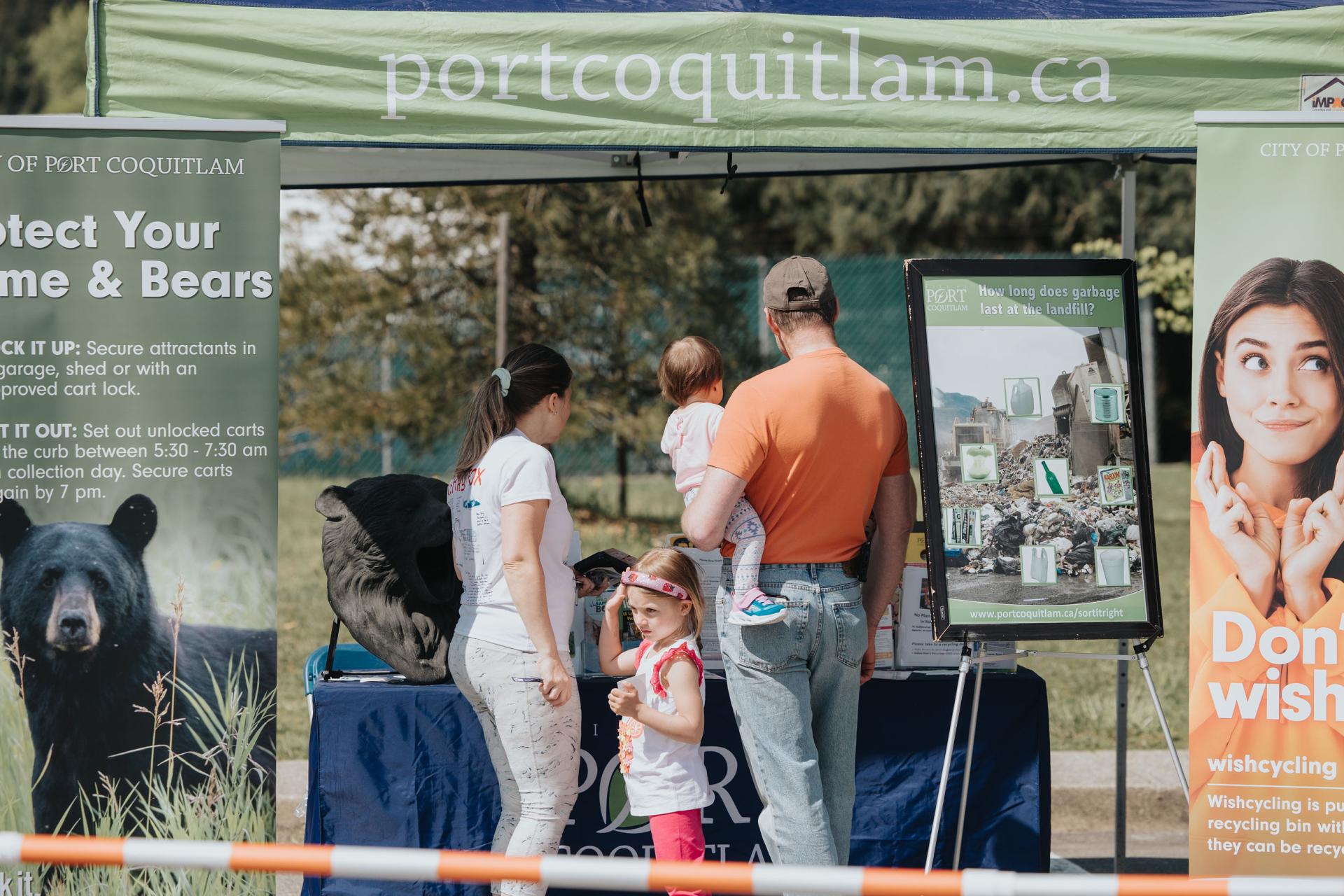 outdoor tent presenting environmental education