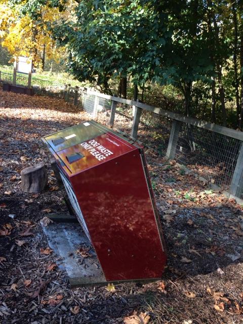dog waste bin