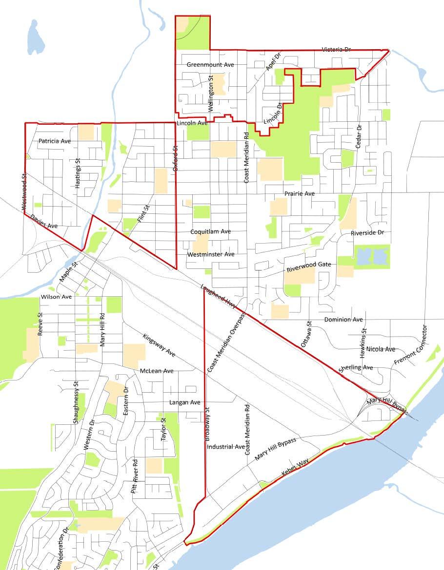 map of Watermain Flushing Zone