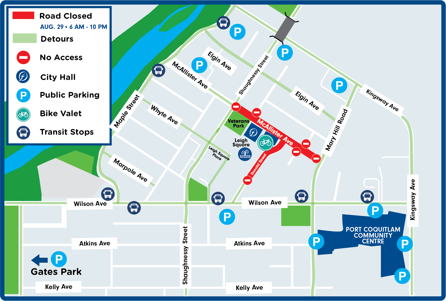 car free day map